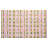 Stof Roze & Gele Rozen Bloemstreep (Yard (91,4 cm))