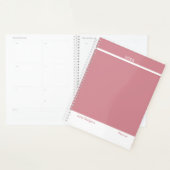 Stof Roze Moderne Lay-out Groot Planner (Display)