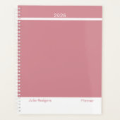 Stof Roze Moderne Lay-out Groot Planner (Voorkant)