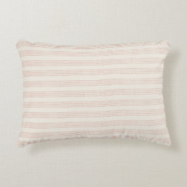Stof Roze Moderne Minimalistische Streep Boho  Accent Kussen