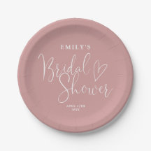Stof Roze roze Script Kalligrafie Bruidsmeisjesfee
