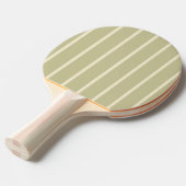 Stof Sage Striping en Solid Tafeltennisbatje (Voorkant Gekanteld)