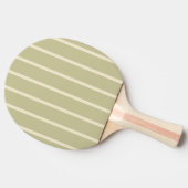 Stof Sage Striping en Solid Tafeltennisbatje (Zijkant)