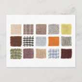 Stof Sample/Swatch Briefkaart (Voorkant)