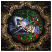 Stof | Silver Sleeping Buddha Collage (Swatch)