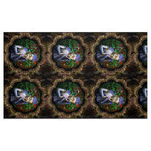 Stof | Silver Sleeping Buddha Collage (Fat Quarter)
