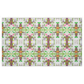 Stof, stelletkuikens, kikkervismeel stof (Fat Quarter)