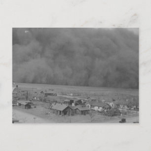 Stof Storm bij de Aanpak van Rolla Kansas in 1935 Briefkaart