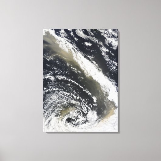 Stof storm dat over het Tasman-Zee waait Canvas Afdruk (Voorkant)