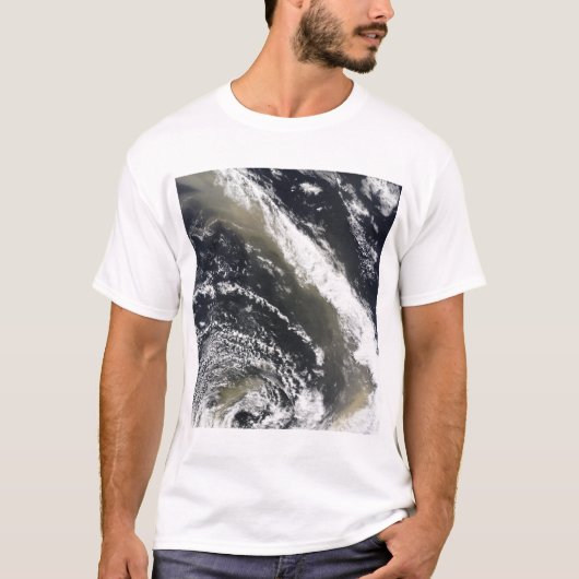 Stof storm dat over het Tasman-Zee waait T-shirt (Voorkant)