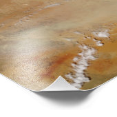 Stof storm in het Midden-Oosten Foto Afdruk (Hoek)