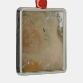 Stof storm in het Midden-Oosten Metalen Ornament (Rechts)