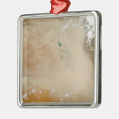 Stof storm in het Midden-Oosten Metalen Ornament (Links)