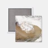 Stof storm in Noord-China 2 Magneet (Voorkant / Achterkant)