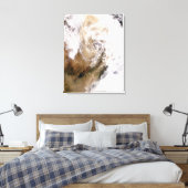 Stof storm in Noord-China Canvas Afdruk (Insitu (Slaapkamer))
