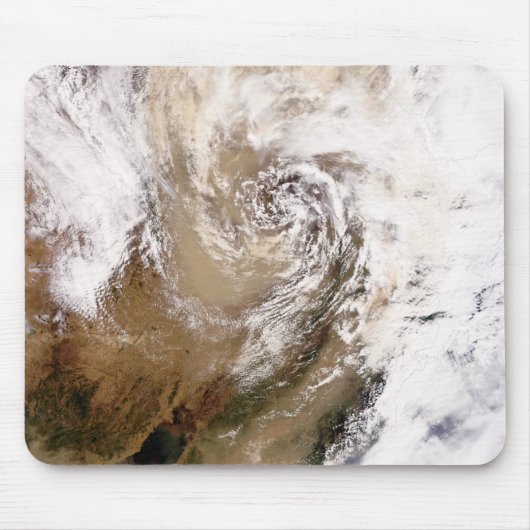 Stof storm in Noord-China Muismat (Voorkant)