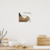 Stof storm in Noord-China Poster (Keuken)