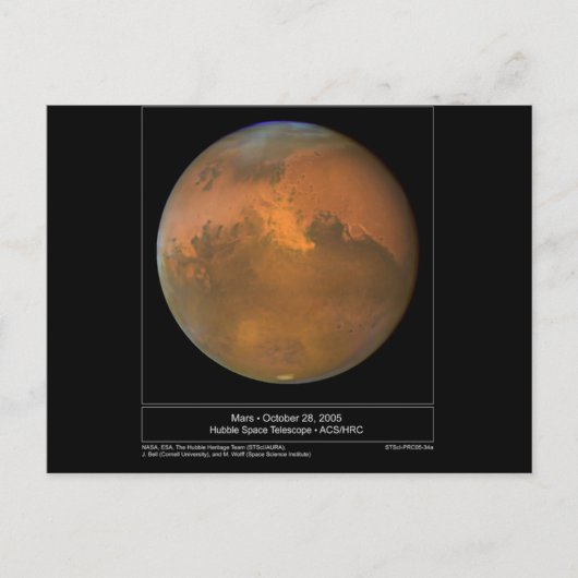 Stof Storm op Mars Kaarten en Briefkaarten (Voorkant)