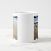 Stof Storm over de Zeeen van de Sahara. Grote Koffiekop (Voorkant)