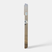 Stof Storm over de Zeeen van de Sahara. iPhone 15 Case (Linkerkant)