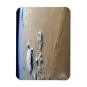 Stof Storm over de Zeeen van de Sahara. Magneet (Verticaal)