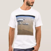 Stof Storm over de Zeeen van de Sahara. T-shirt (Voorkant)