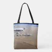 Stof Storm over de Zeeen van de Sahara. Tote Bag (Achterkant)
