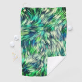 Stof Textuur Groen Bont Design-68745 Golfhanddoek (Insitu)