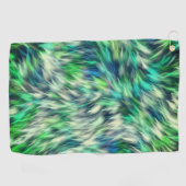 Stof Textuur Groen Bont Design-68745 Golfhanddoek (Horizontaal)
