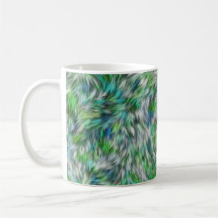 Stof Textuur Groen Bont Design-68745 Koffiemok