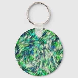 Stof Textuur Groen Bont Design-68745 Sleutelhanger
