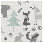 Stof van Blauwgroen en grijze bossen (Close Up)