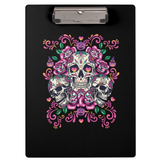 Stof van de huid, roze van het skelet waterverf, H Klembord (Voorkant)