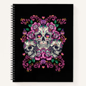 Stof van de huid, roze van het skelet waterverf, H Notitieboek (Voorkant)