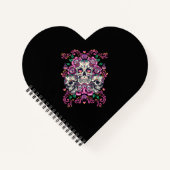 Stof van de huid, roze van het skelet waterverf, H Notitieboek (Voorkant)