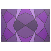 Stof van de Vormen van abstracte Paarse Veelhoeken (Fat Quarter)