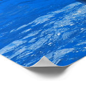 Stof van een walvisachtig Poster (Hoek)