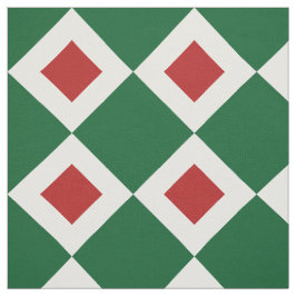 Stof van het Patroon van de Diamant van Kerstmis