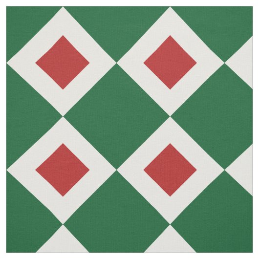 Stof van het Patroon van de Diamant van Kerstmis (Swatch)