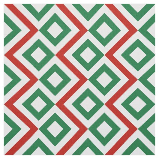 Stof van het Patroon van de Meander van Kerstmis (Swatch)
