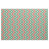 Stof van het Patroon van de Meander van Kerstmis (Fat Quarter)