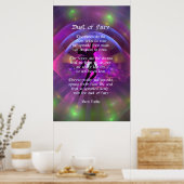 Stof van het Poster van de familie Fairy (Keuken)