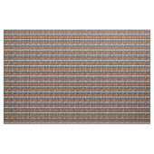 Stof van Indische geografische bruine steenstammen (Yard (91,4 cm))