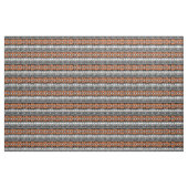 Stof van Indische geografische bruine steenstammen (Fat Quarter)