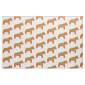 Stof van Oranje paarden (Fat Quarter)