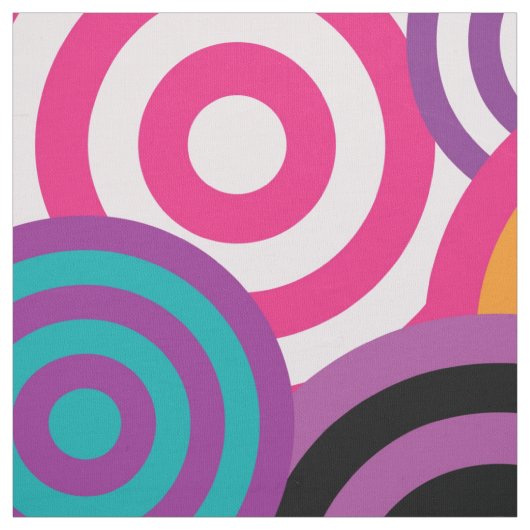 stof van psychedelische cirkels (Swatch)