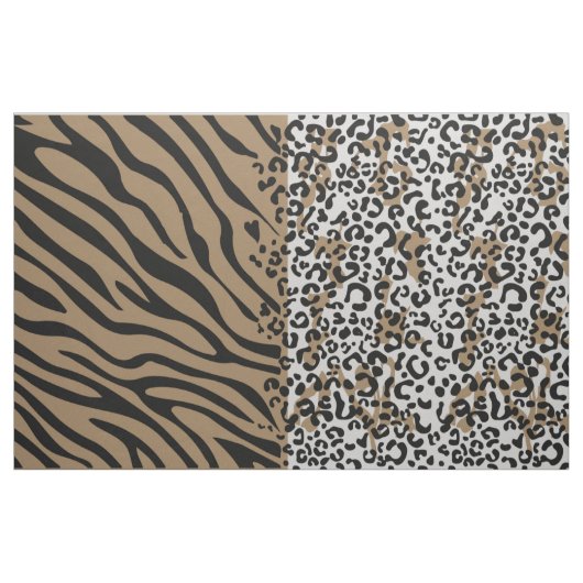 Stof van spier- en naaldzebrapatroon (Yard (91,4 cm))