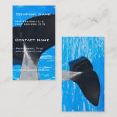 Stof van walvisVisitekaartjes Visitekaartje (Voorkant / Achterkant)