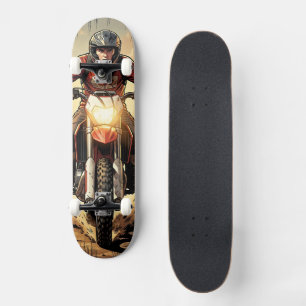 Stof & Vastberadenheid Vol Gas Motocross Persoonlijk Skateboard