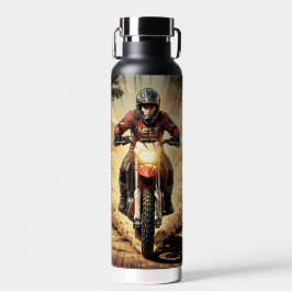 Stof & Vastberadenheid Vol Gas Motocross Waterfles